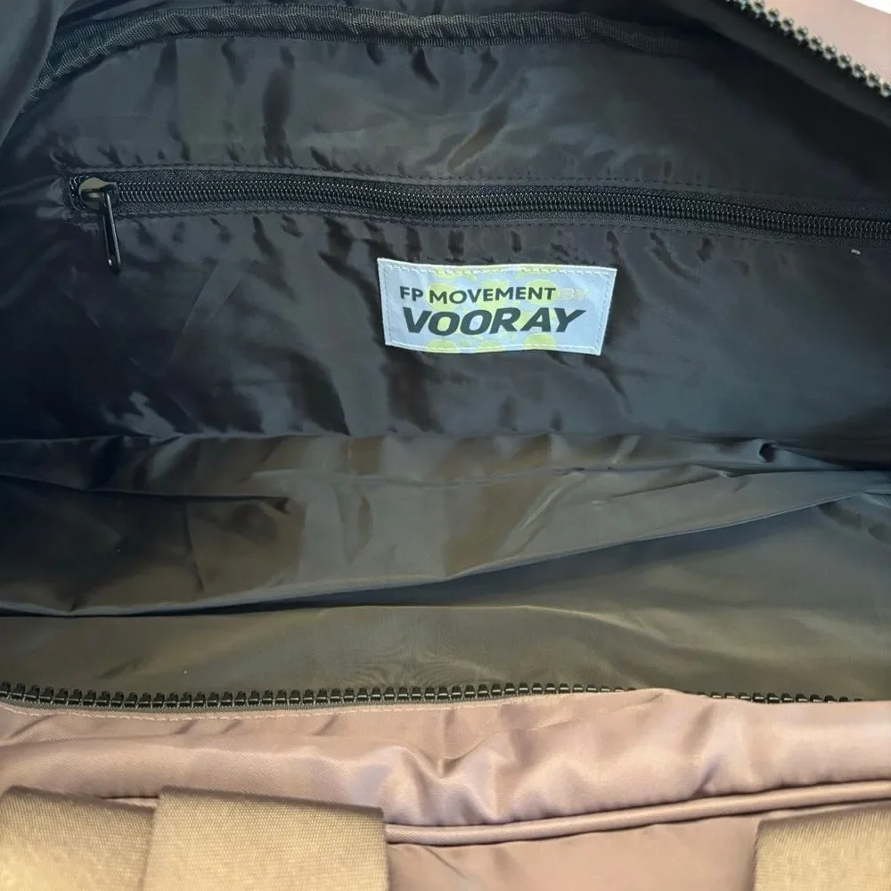 FP Movement x Vooray Studio Duffel Bag NWT Gunmetal Grey